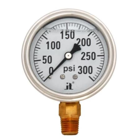 Zenport Industries Zenport Industries LPG300 0 – 300 PSI Low Pressure Gauge LPG300